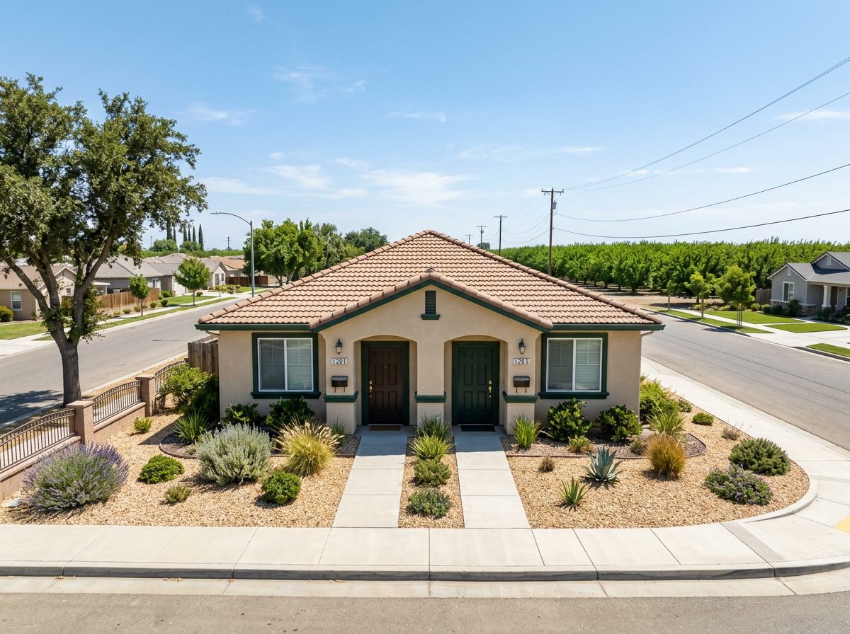 Well-kept duplex investment property in the Central Valley